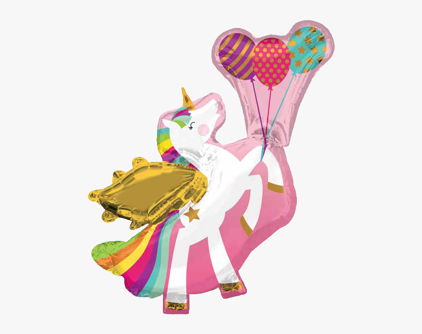 Mylar Magical Unicorn Balloon, HD Png Download
