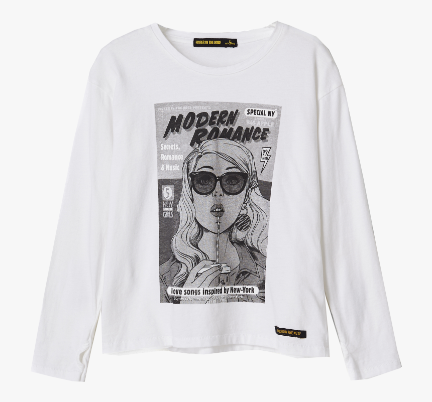 Long-sleeved T-shirt, HD Png Download