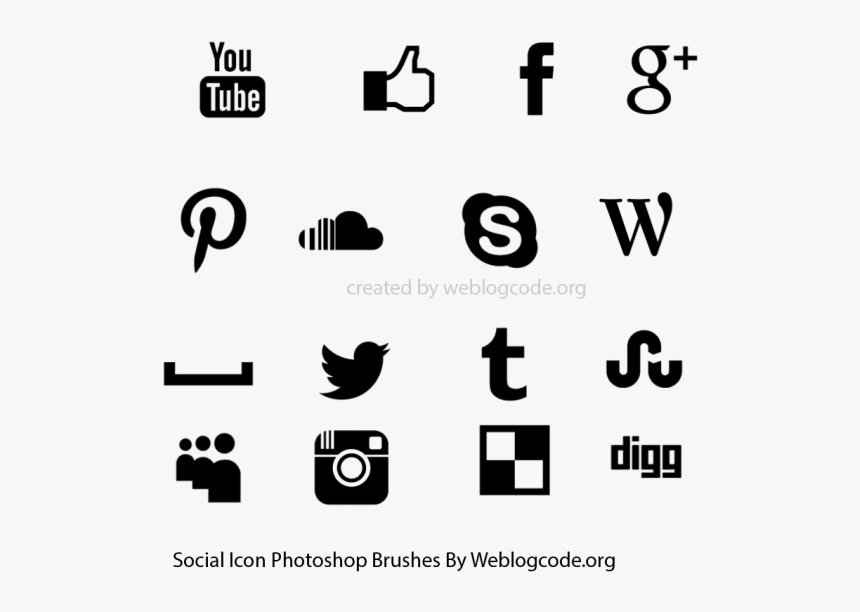 Social Media Icons Red Free, HD Png Download