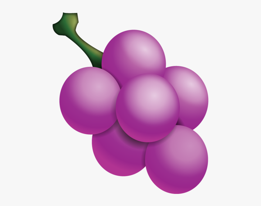 Grapes Emoji Png, Transparent Png
