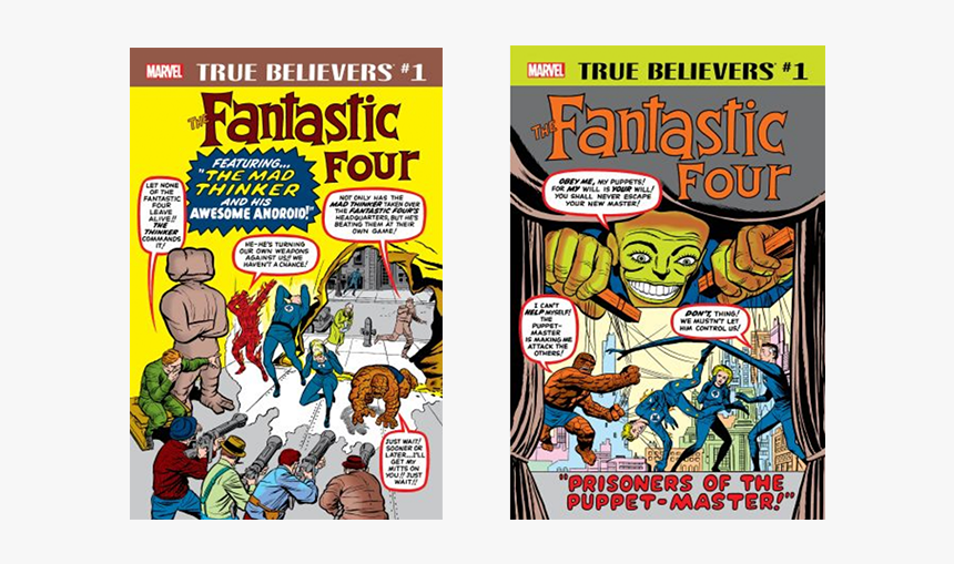 Fantastic Four Puppet Master Comic, HD Png Download