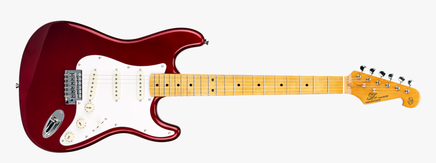 Sx St Candy Apple Red Guitarra Eléctrica - 50s Red Lacquer Strat, HD Png Download