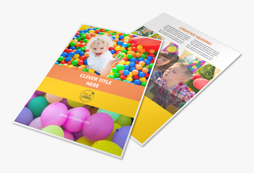 Party Rental Supplies Flyer Template Preview - Party Supplies Flyers, HD Png Download