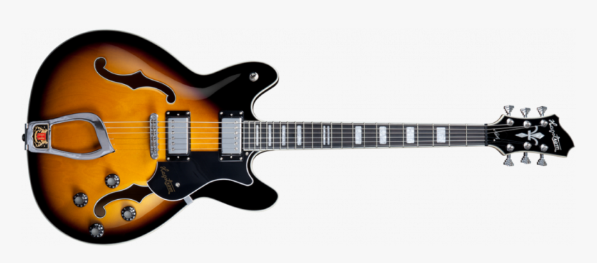 Guitarras Hagstrom - Hagstrom Viking Gold Top, HD Png Download