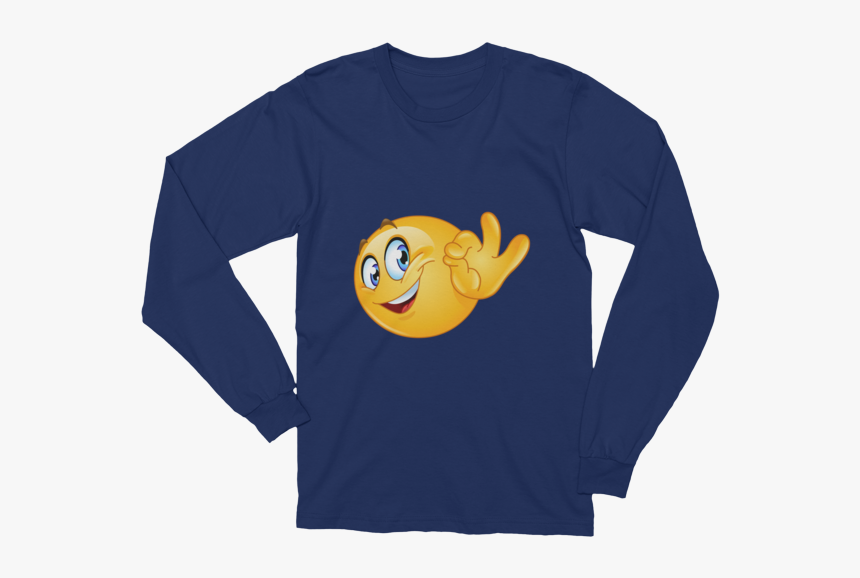 Unisex Ok Sign Emoji Long Sleeve T-shirt - 1991 T Shirt, HD Png Download