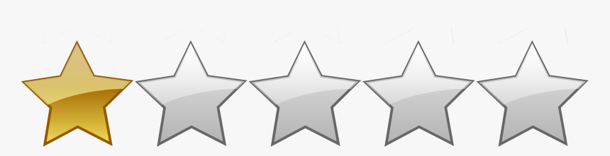 Watch On A Plus Tv - 1 Star Rating Png, Transparent Png