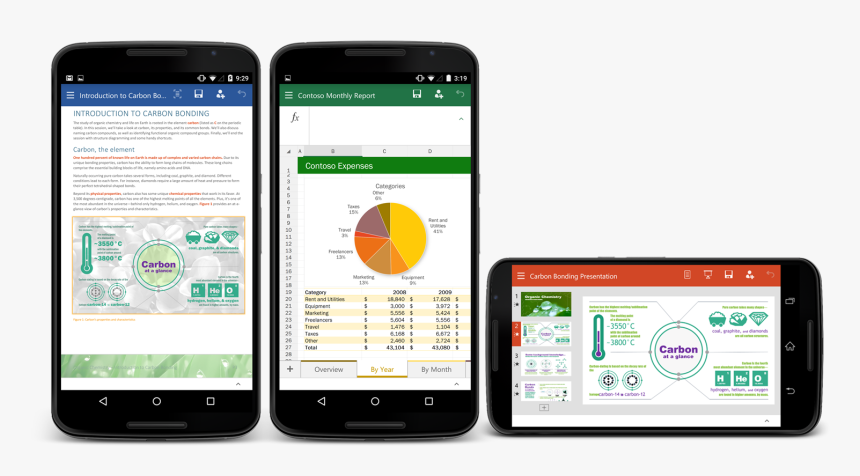 Office For Android Phone Preview Now Available - Power Point On Phone, HD Png Download