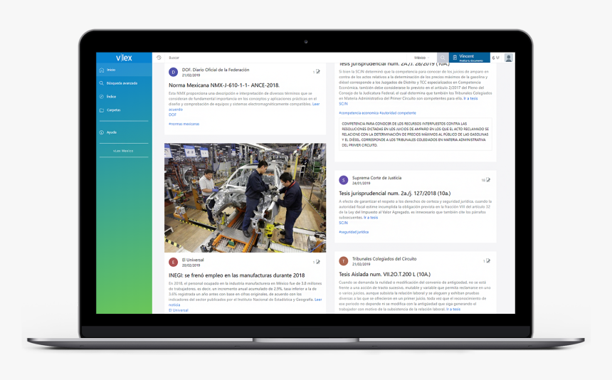 Vlex Mexico Tax - Website, HD Png Download
