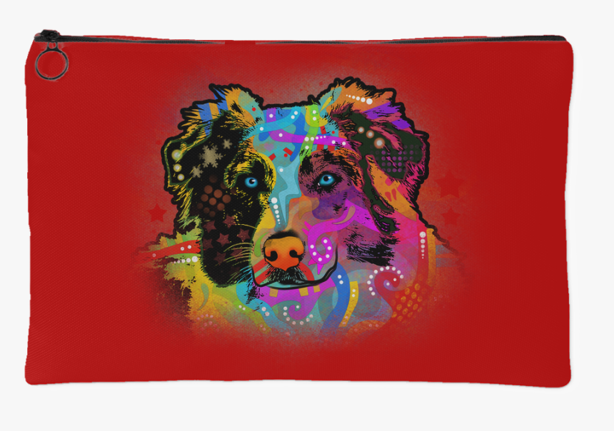 Australian Shepherd Accessory Pouch, Red Dark - Coin Purse, HD Png Download