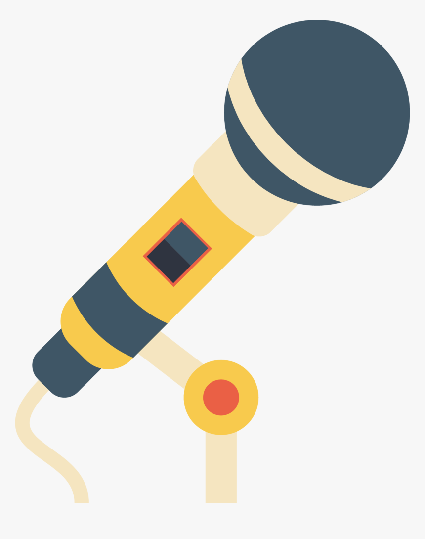 Transparent Mikrofon Clipart - Mic Cartoon Png, Png Download