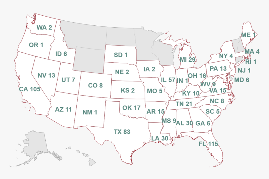 Count Of Agencies By State With A Star Rating Of - Disc Golf Popularity, HD Png Download