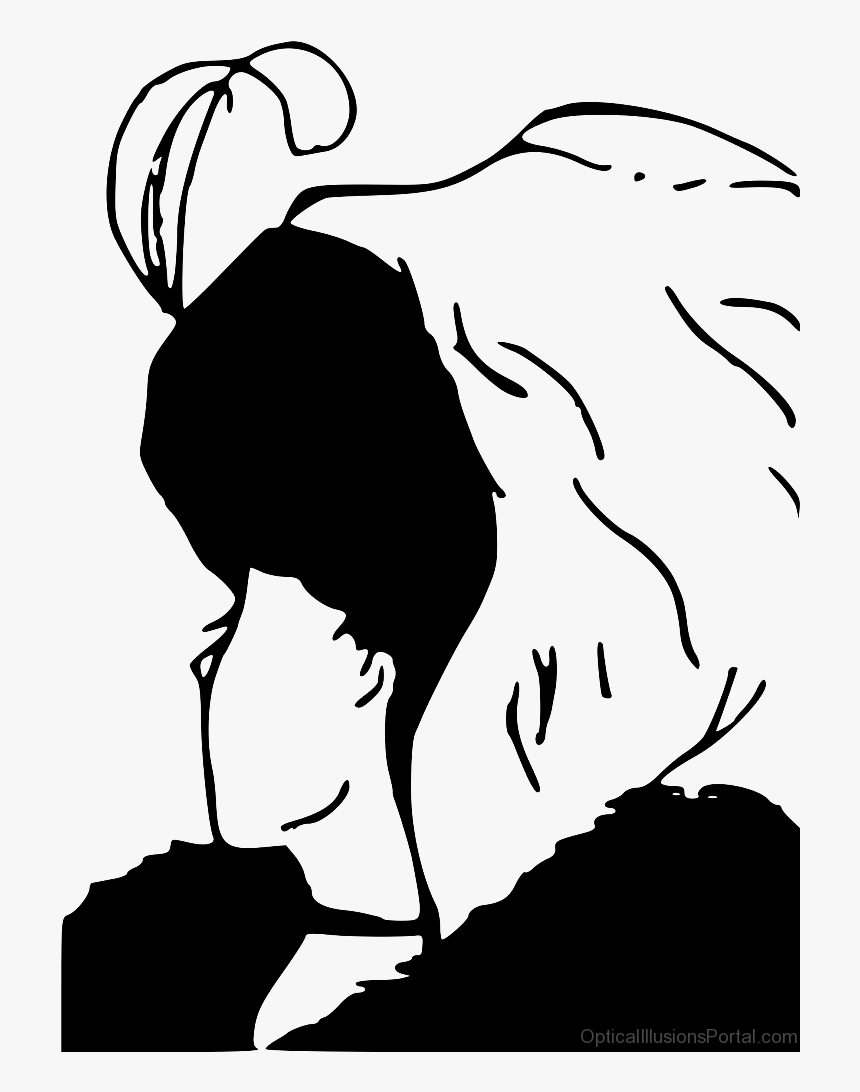 Young Woman Or An Old Woman Lady Young Lady Optical Illusion HD Png Young Woman Or An Old Woman Lady Young Lady Optical Illusion HD Png
