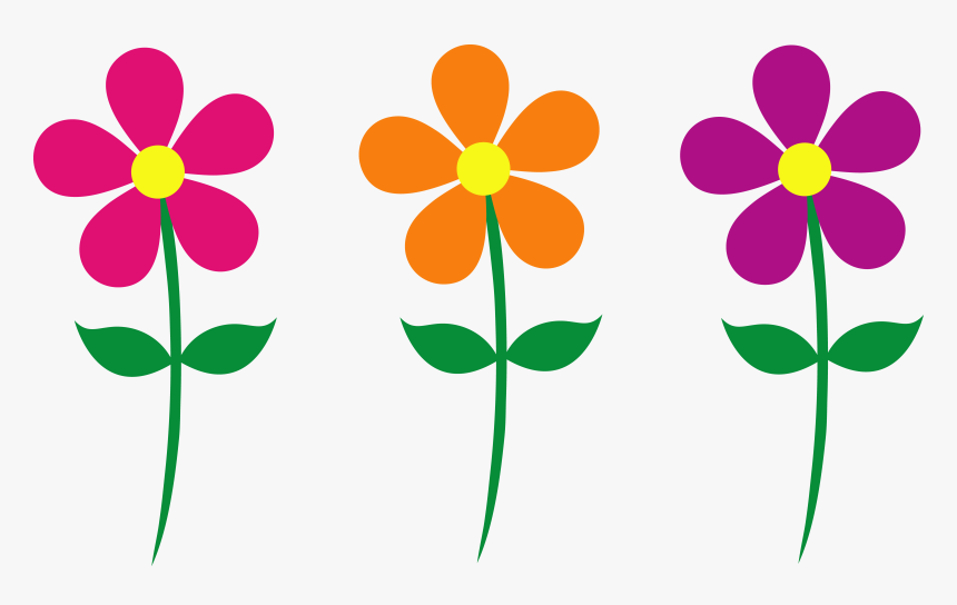Purple Cartoon Flower Images Pictures - Flower Clipart, HD Png Download