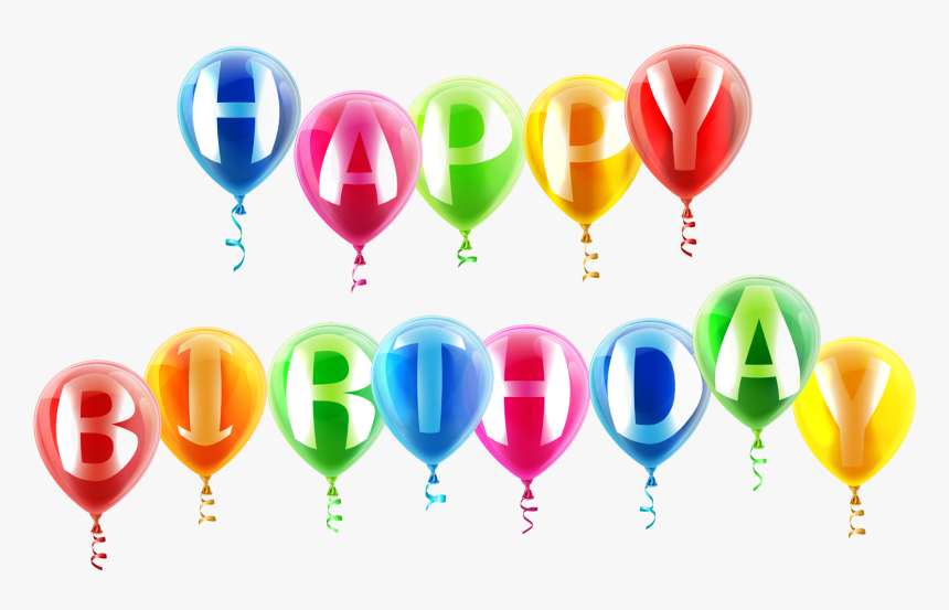 Happy Birthday Birthday Balloons Png, Transparent Png