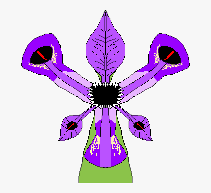 Demonic Iris Flower, HD Png Download