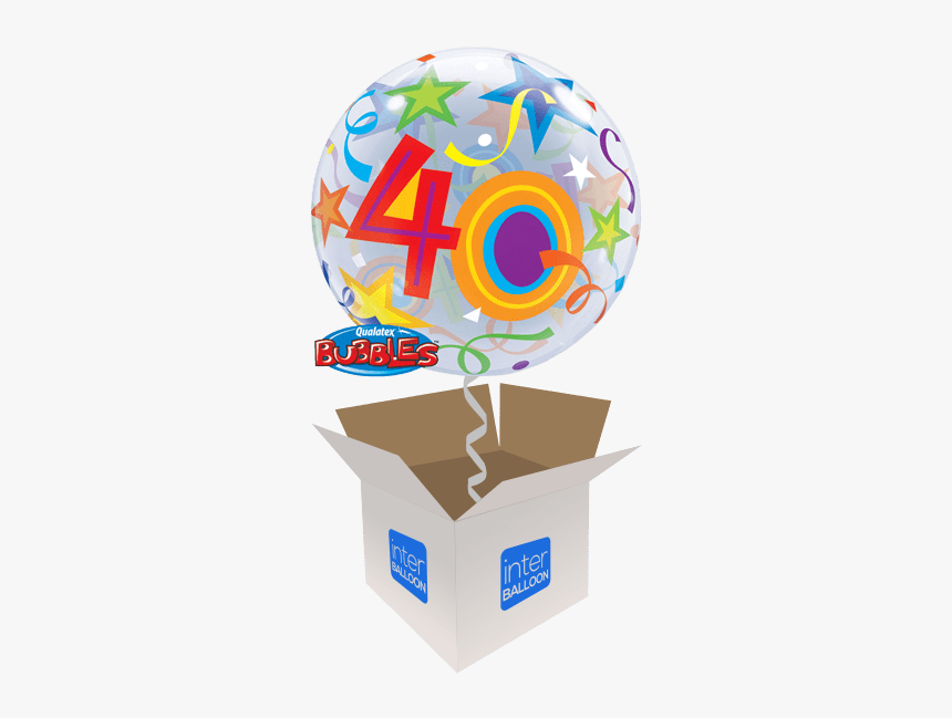 22″ Brilliant Stars 40 Bubble - Balloon, HD Png Download