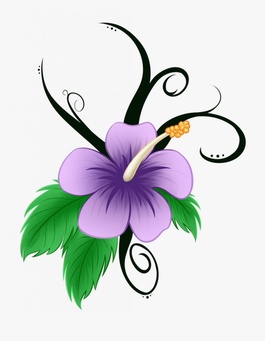 Transparent Hawaiian Flowers Clipart - Flower Art Images Hd, HD Png Download