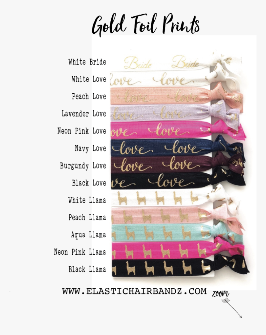 Bachelorette Hair Tie Party Favors - Calligraphy, HD Png Download