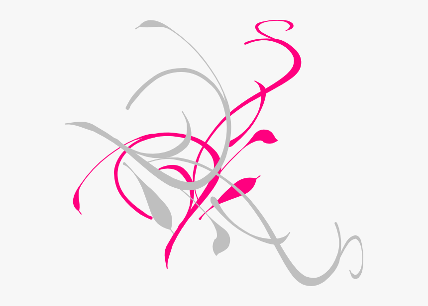 Vector Floral Pink Png, Transparent Png
