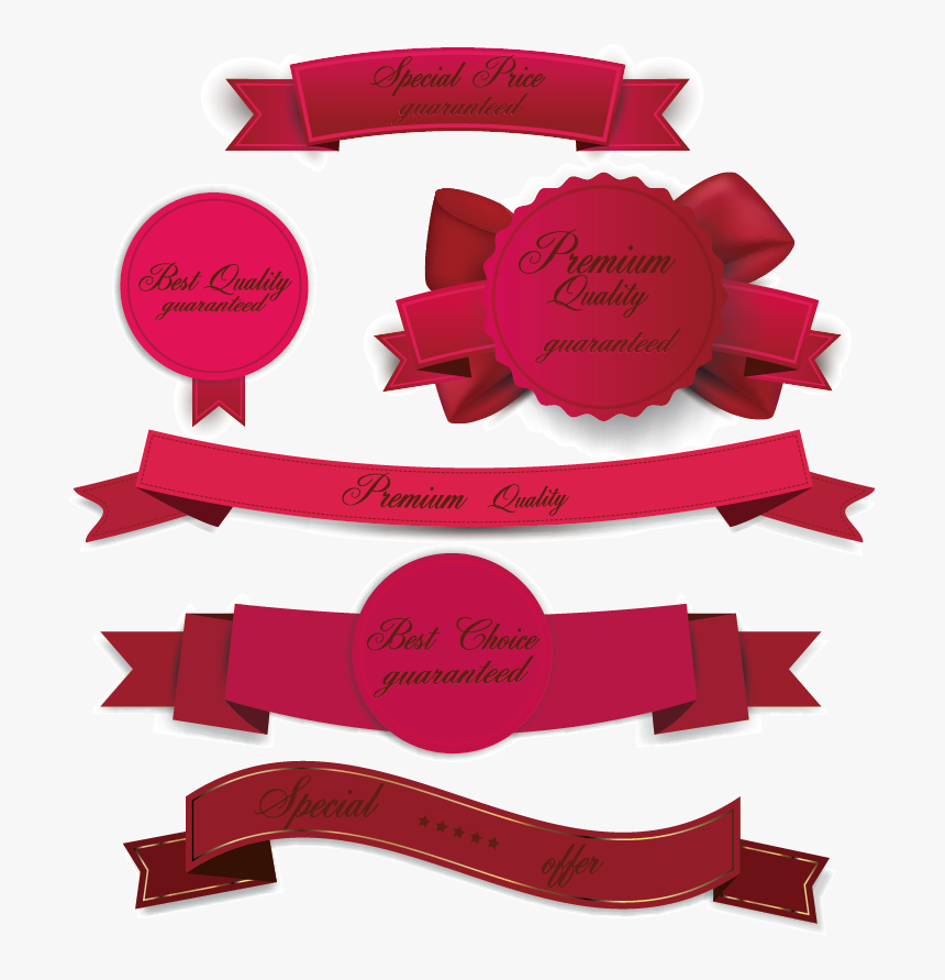 Vector Labels Ribbon European Png Free Photo Clipart - Vector Graphics, Transparent Png