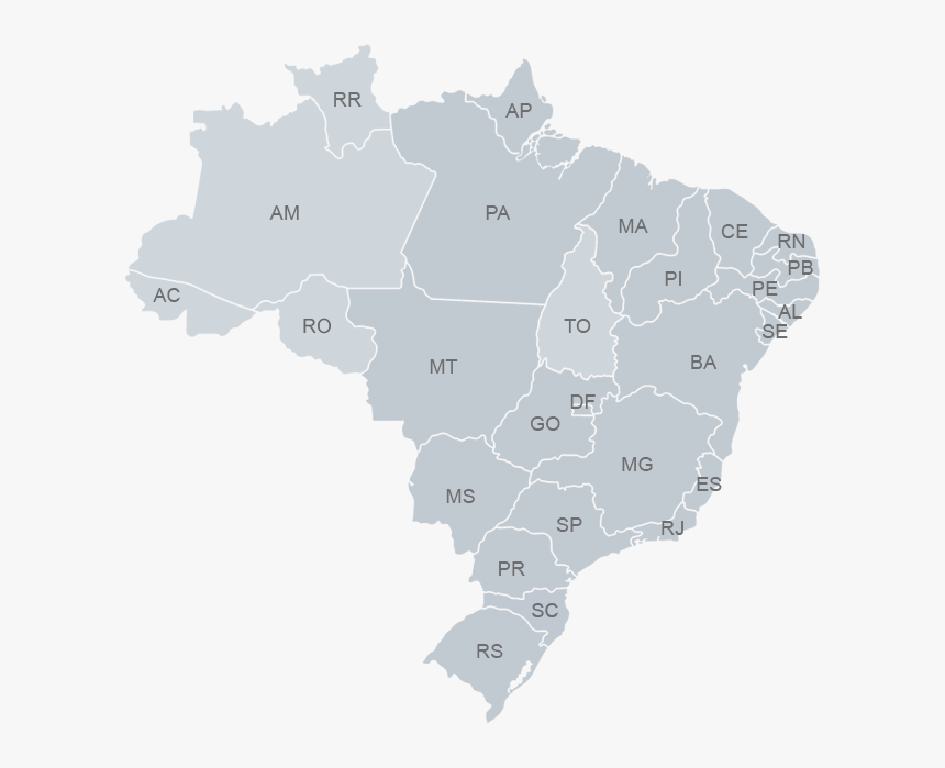 Brazilian Election 2018 Map, HD Png Download