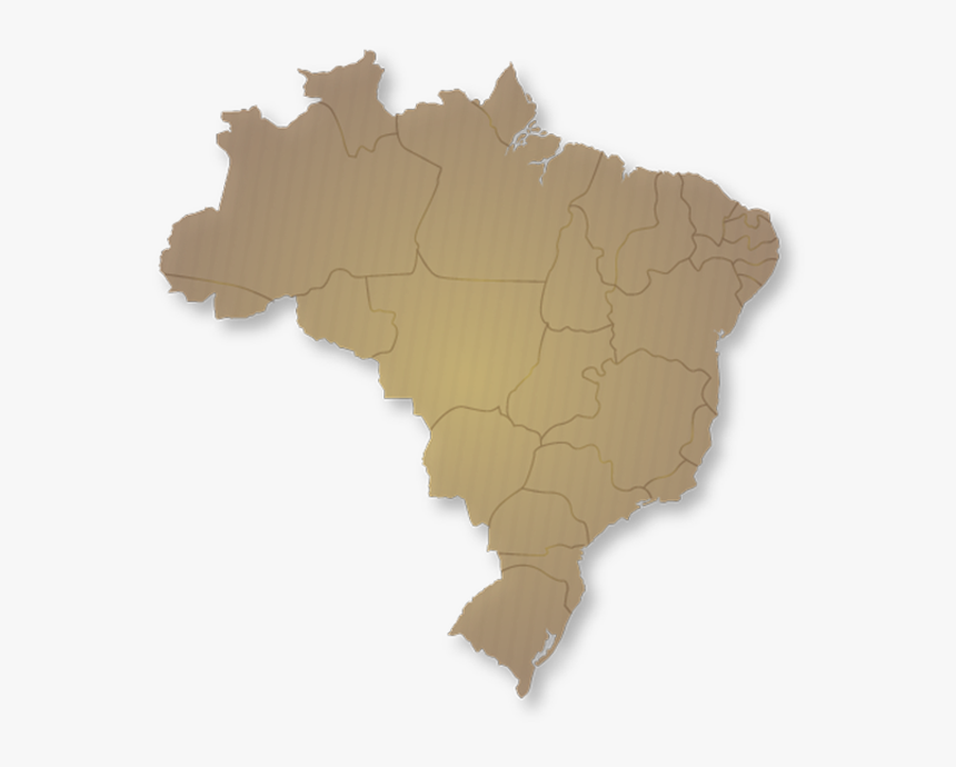 Mapa Do Brasil - Brazil Country Outline Png, Transparent Png