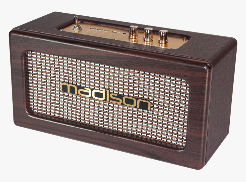 Blutooth Usb Vintage Speaker Black & Wood - Charles De Gaulle Airport, HD Png Download