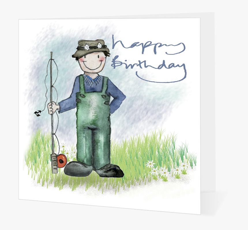 Fisherman Happy 5409cd15b25e4 - Fisherman Happy Birthday, HD Png Download