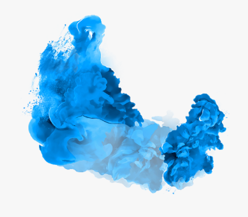 Humo Png - Humo Sticker - Blue Smoke Transparent Background, Png Download