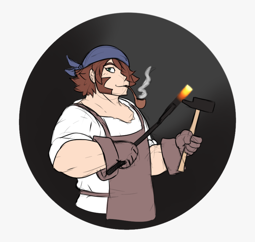 Transparent Blacksmith Png - Cartoon, Png Download