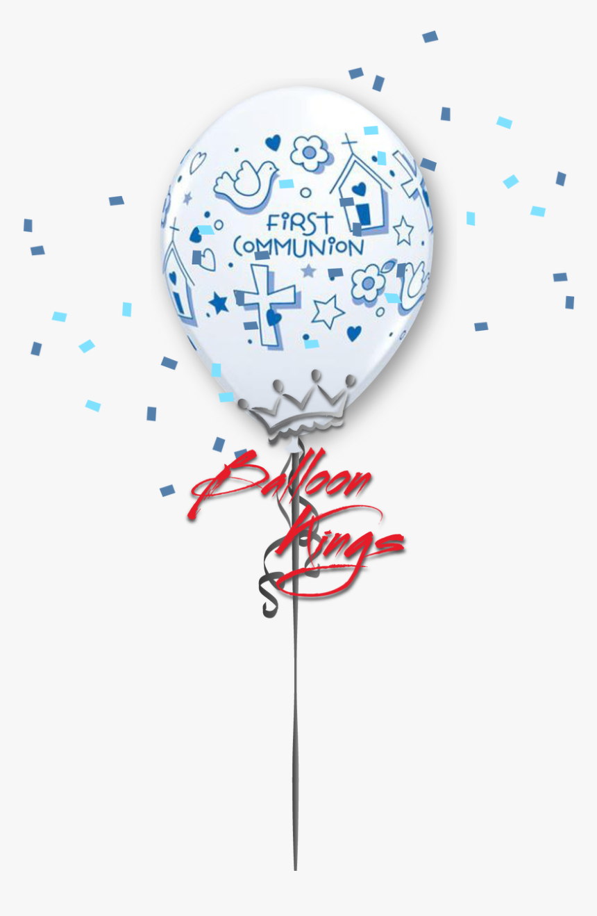 11in Latex First Communion Blue - Just Married Balloon Transparent Background, HD Png Download