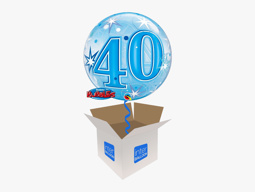 22″ Blue 40 Bubble - First Day Of Ramadan, HD Png Download