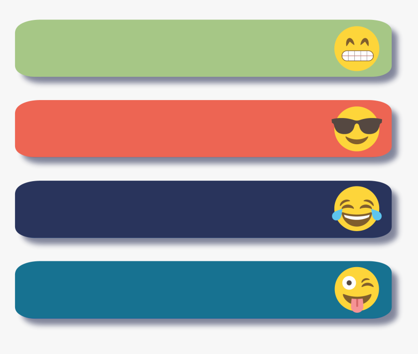 Emoji 
 Title Slimline Labels - Parallel, HD Png Download