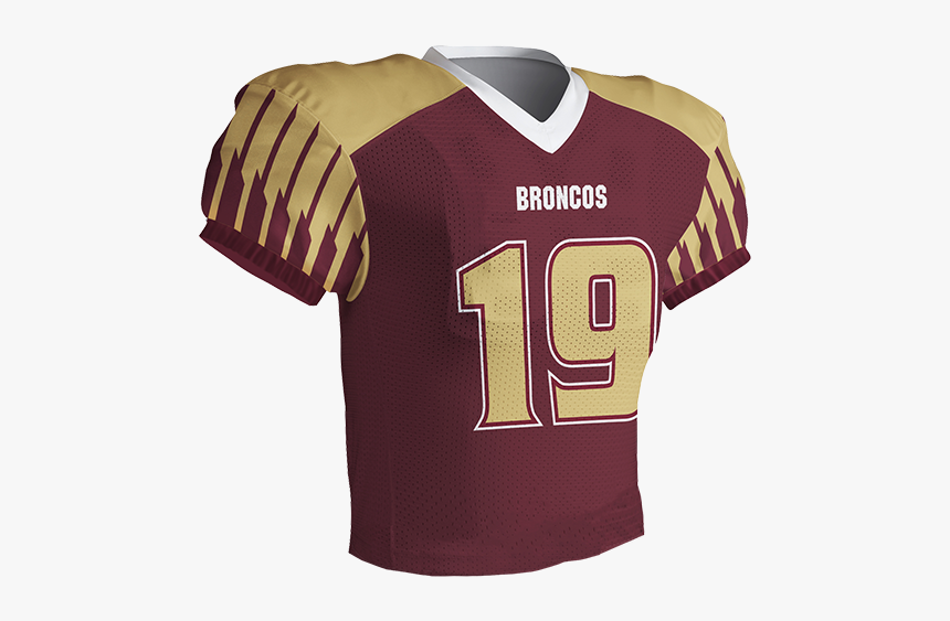 Football Sublimation Jersey Maroon, HD Png Download