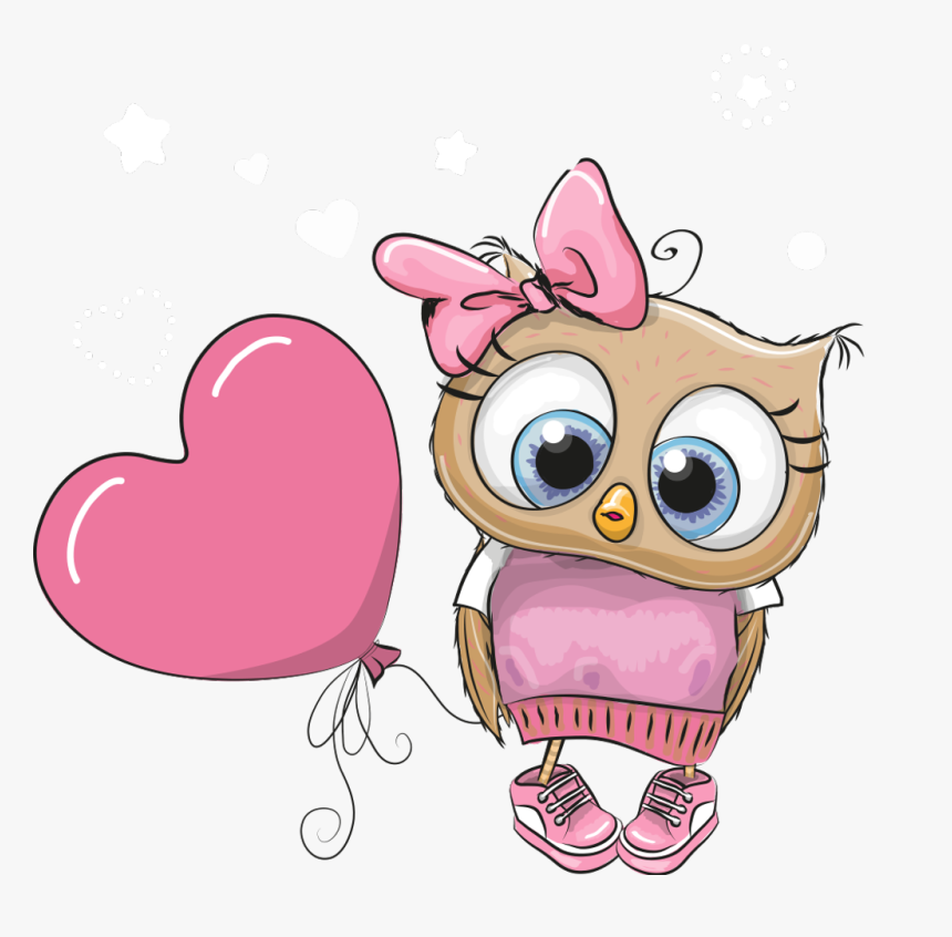 Happy Birthday Owls Cartoons Clipart , Png Download - Owls Cartoons, Transparent Png