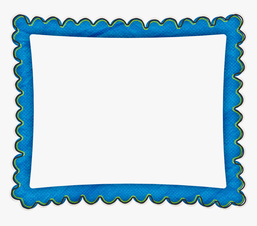 Marcos Y Etiquetas Con Orilla Ondulada Para Imprimir - Orillas Para Marcos, HD Png Download