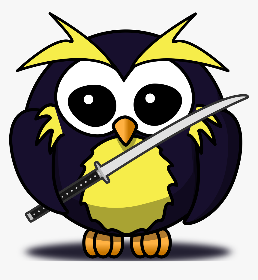 Ie Ninja Clipart - Brown Cartoon Owl, HD Png Download
