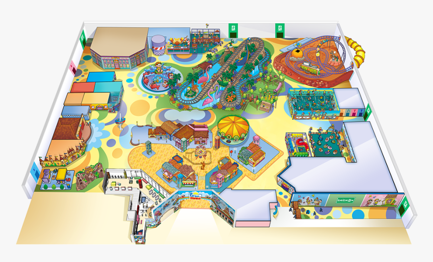 Parque Da Monica Mapa, HD Png Download
