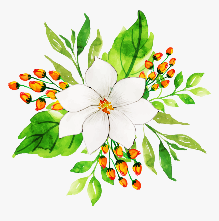 Love Floral Png, Transparent Png