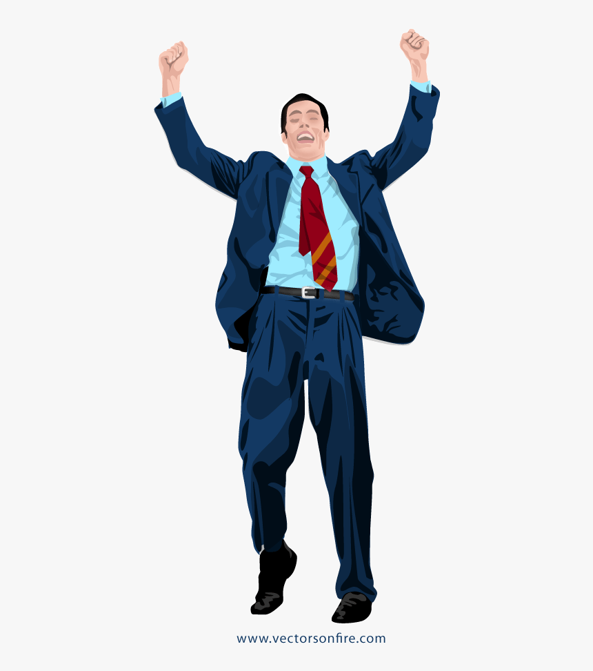 Happy Businessman By Mihai Ionascu - Happy Businessman, HD Png Download