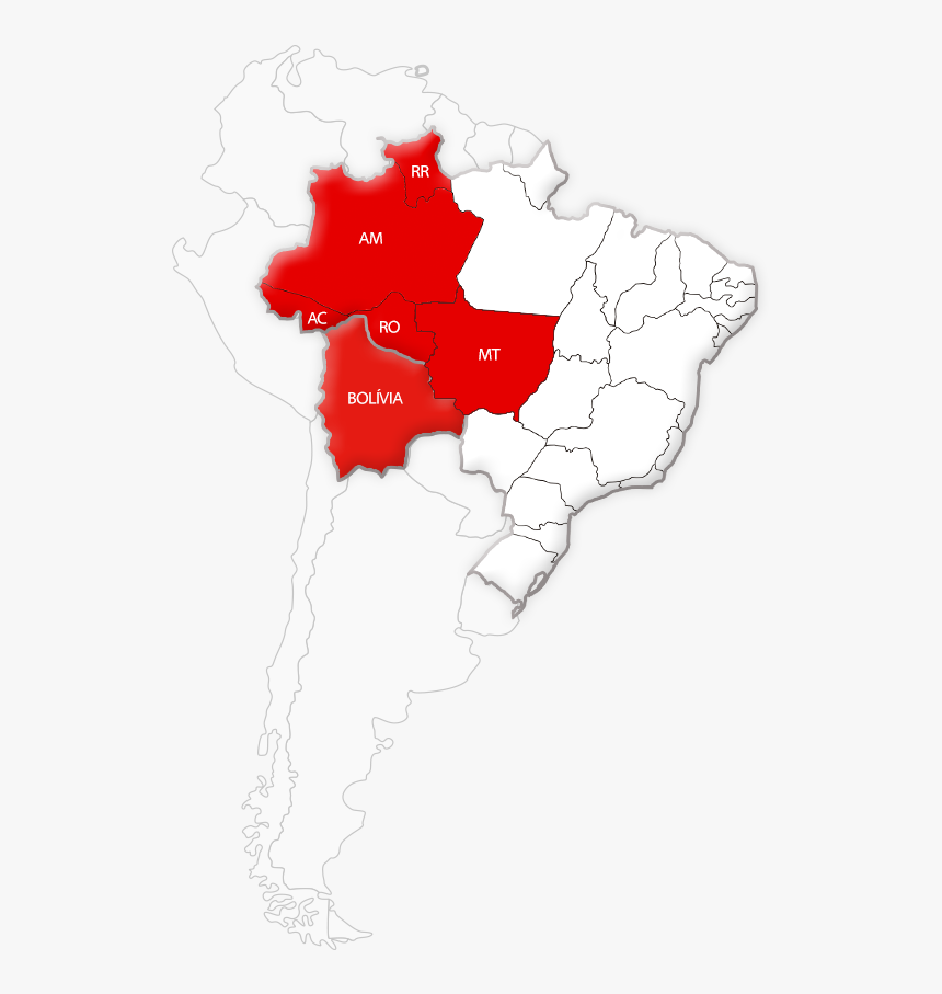 Mapa Do Brasil - Map, HD Png Download