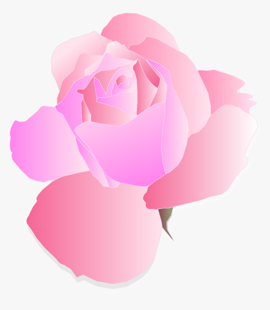 Clipart Shoes Flower - Pink Flower Png Transparent Background, Png Download