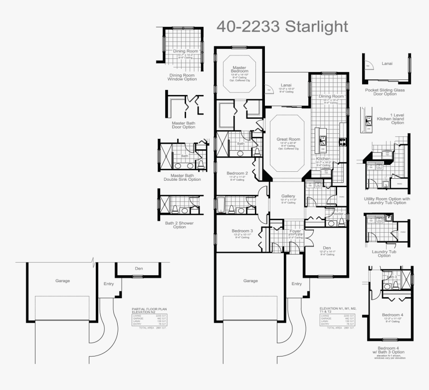 Starlight Floor Plan - Starlight Neal Home Floor Plans, HD Png Download