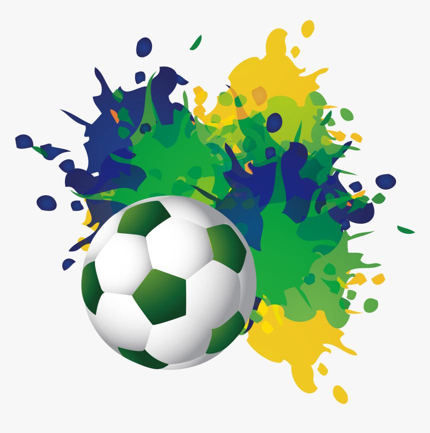 Brazil Football Jersey Pitch Download Free Image Clipart - Football Design Png, Transparent Png