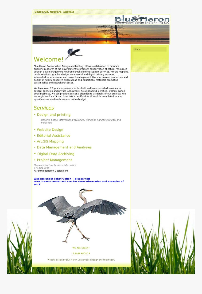 Blue Heron Conservation Competitors, Revenue And Employees - Seabird, HD Png Download