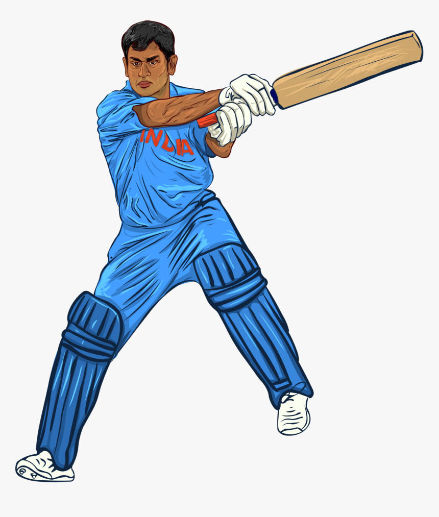 Cricket Png File - Indian Cricket Player Png, Transparent Png