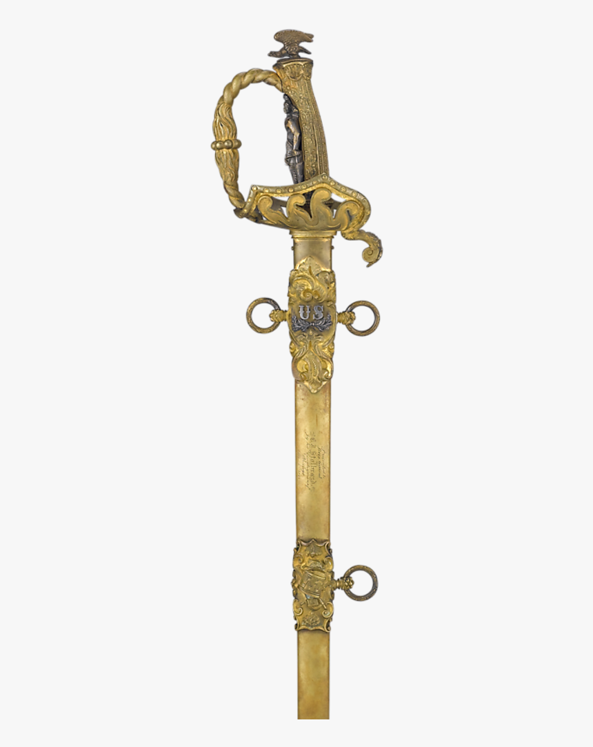 Presentation Sword Of General Charles J - Sword, HD Png Download