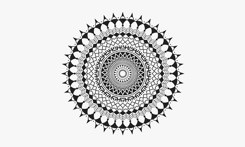 Mandala Art Drawing - Original Battlestar Galactica Logo, HD Png Download