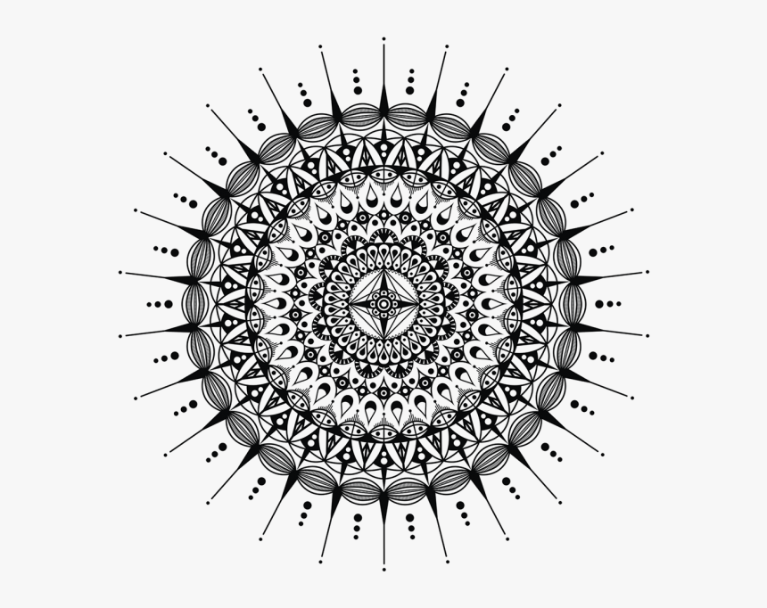 12 Amazing Mandala Designs By Shayma Ezzeldin - Transparent Mandala Gif, HD Png Download