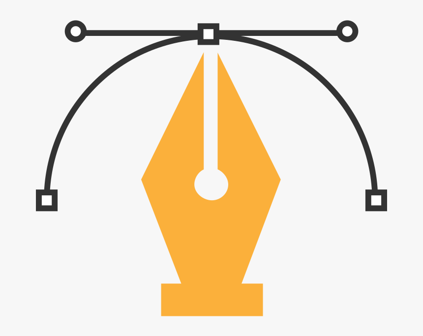 Pen Tool Flat Icon Vector - Pen Tool Vector Png, Transparent Png